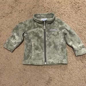 Baby Columbia Tie Dye Green Fleece Jacket